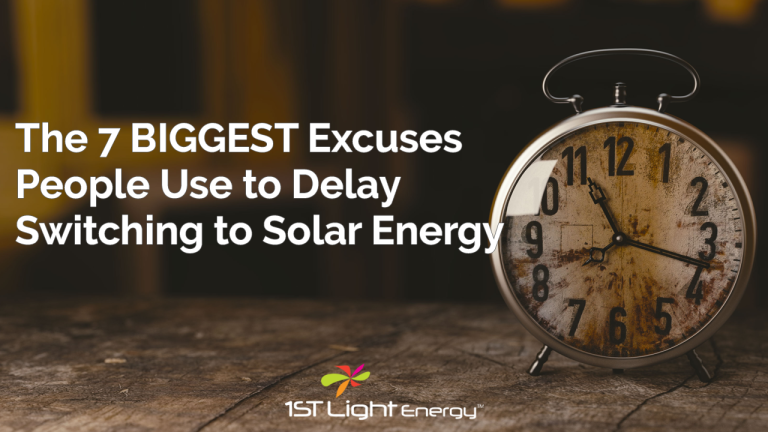 Switching to solar energy