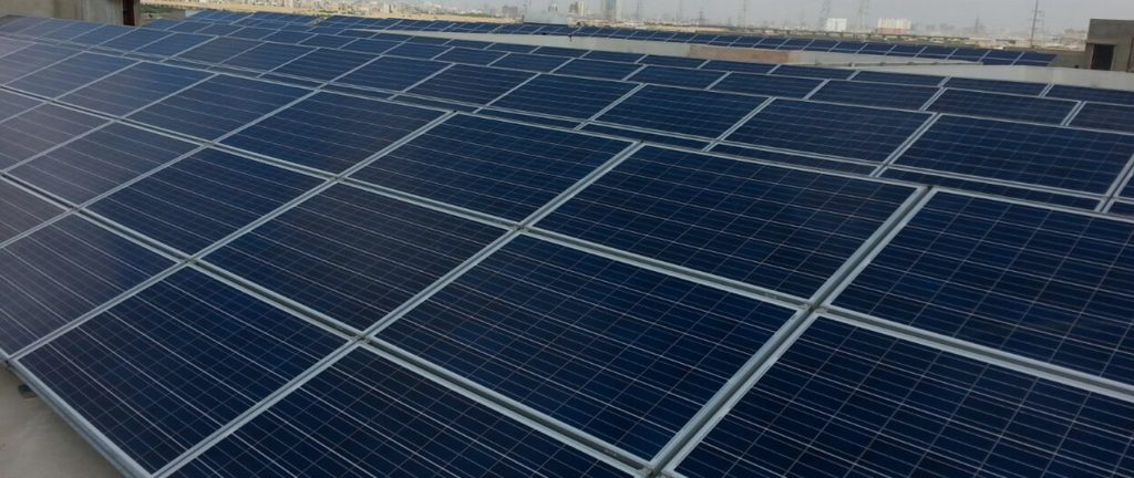Rooftop solar array Karachi