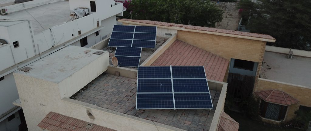 Residential solar installation